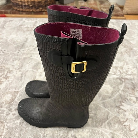 Joules rain boots rubber size 8 - Picture 9 of 14